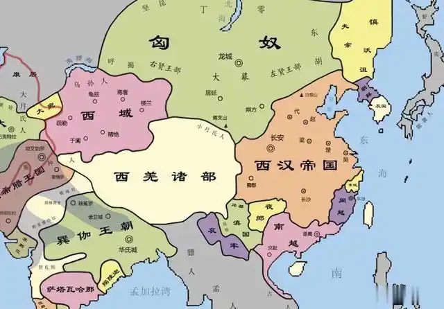 汉朝的疆域面积到达有多大首次将云贵和西域纳入了中国王朝版图