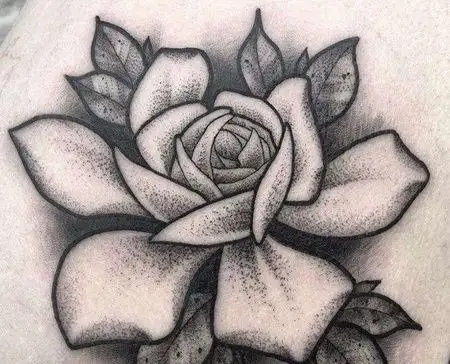玫瑰花纹身_玫瑰花纹身图案_纹身玫瑰花图片大全_第120页 - 纹身秀