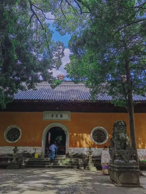 国清寺是国内最美的寺庙之一