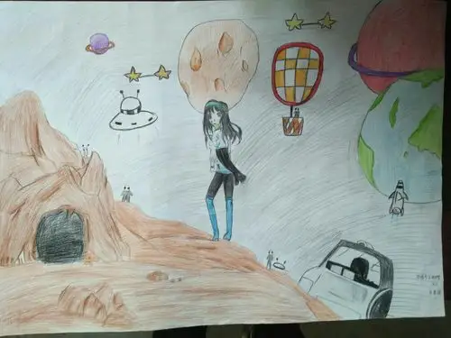 神奇的想象力——初一科幻画评选