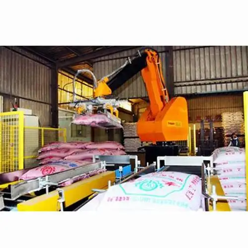 【】水泥码垛机器人化肥堆垛机械手全自动袋装箱装堆码搬运机械臂