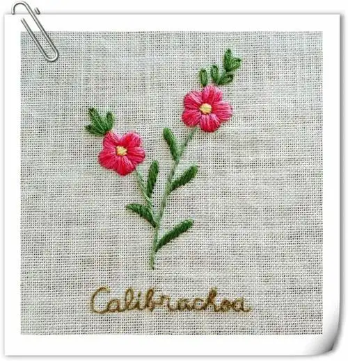 图案小清新(简单的手工刺绣小花朵) - 刺绣图案 - 刺绣教程针法大全