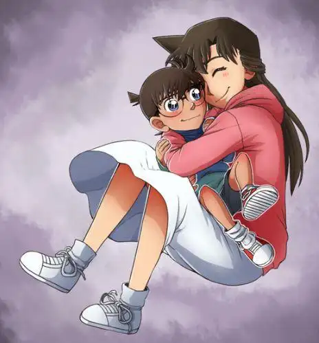 大意就是小兰说柯南一个晚上都在查案