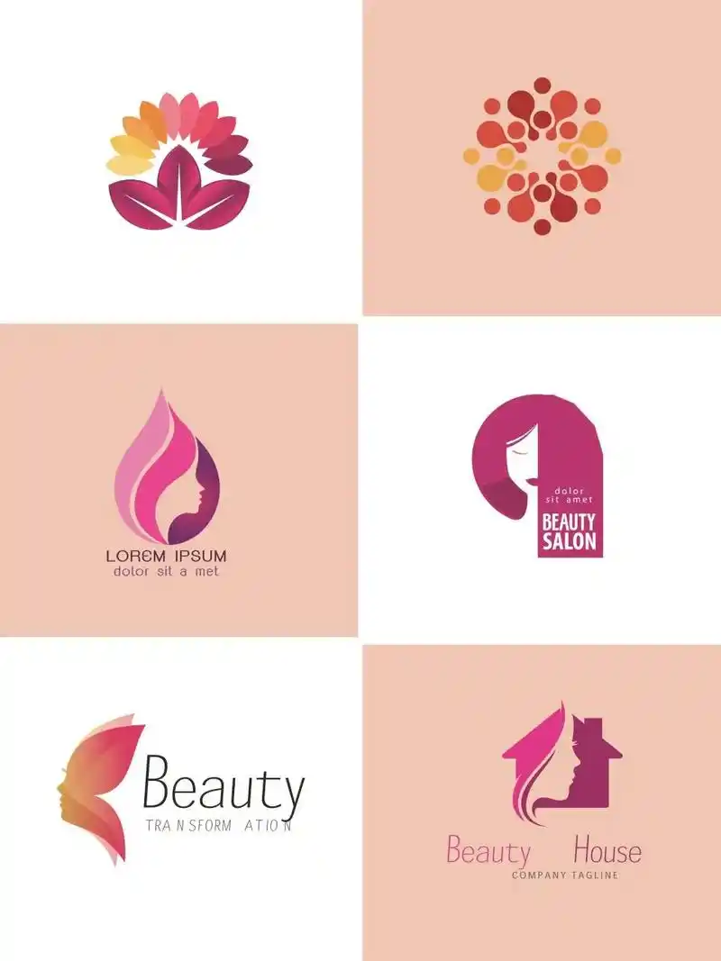 logo设计时尚潮流女性品牌标志设计