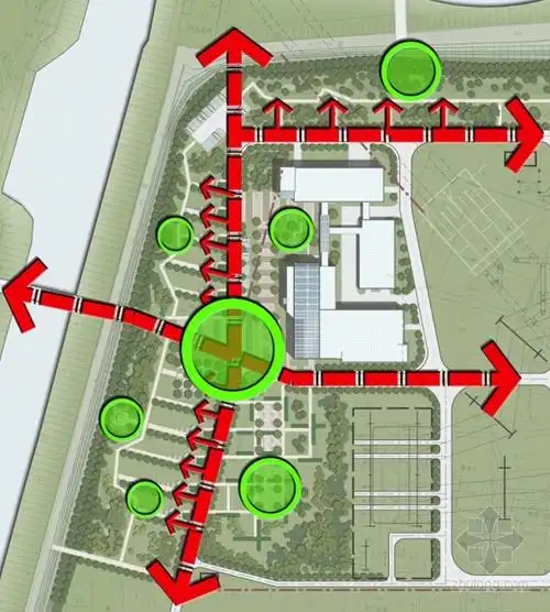 [江苏]生态宜人工业园区景观设计方案文本-工业园区景观-筑龙园林景观