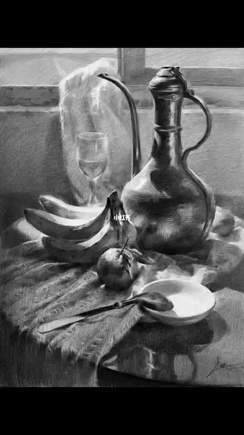 美术生  #素描静物  #山东省美术联考  #逆光素描