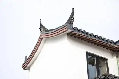 传统中式民间建筑的屋檐