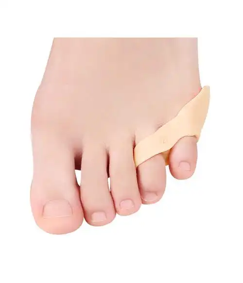 新款双孔脚趾分离器男女双环矫正小脚趾分离小脚趾梳理脚趾分离器