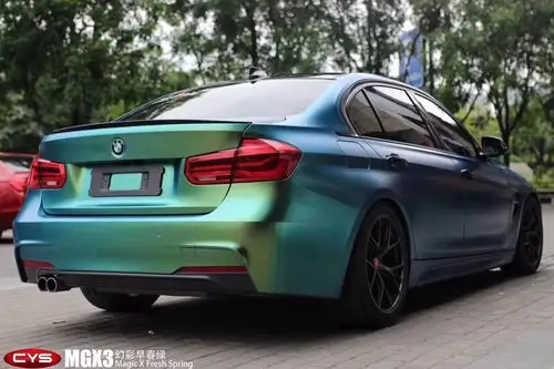 法拉利458--cys白变金用色彩演绎汽车生活--武汉汽车改色膜专业车身改