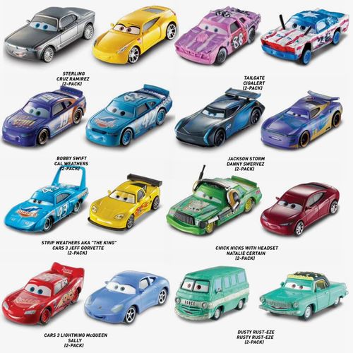 汽车总动员3极速挑战合金车玩具黑风暴杰克麦昆赛车总动员玩具车