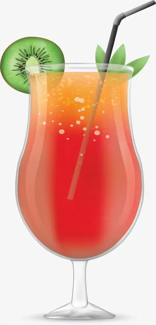 卡通果汁矢量图下载