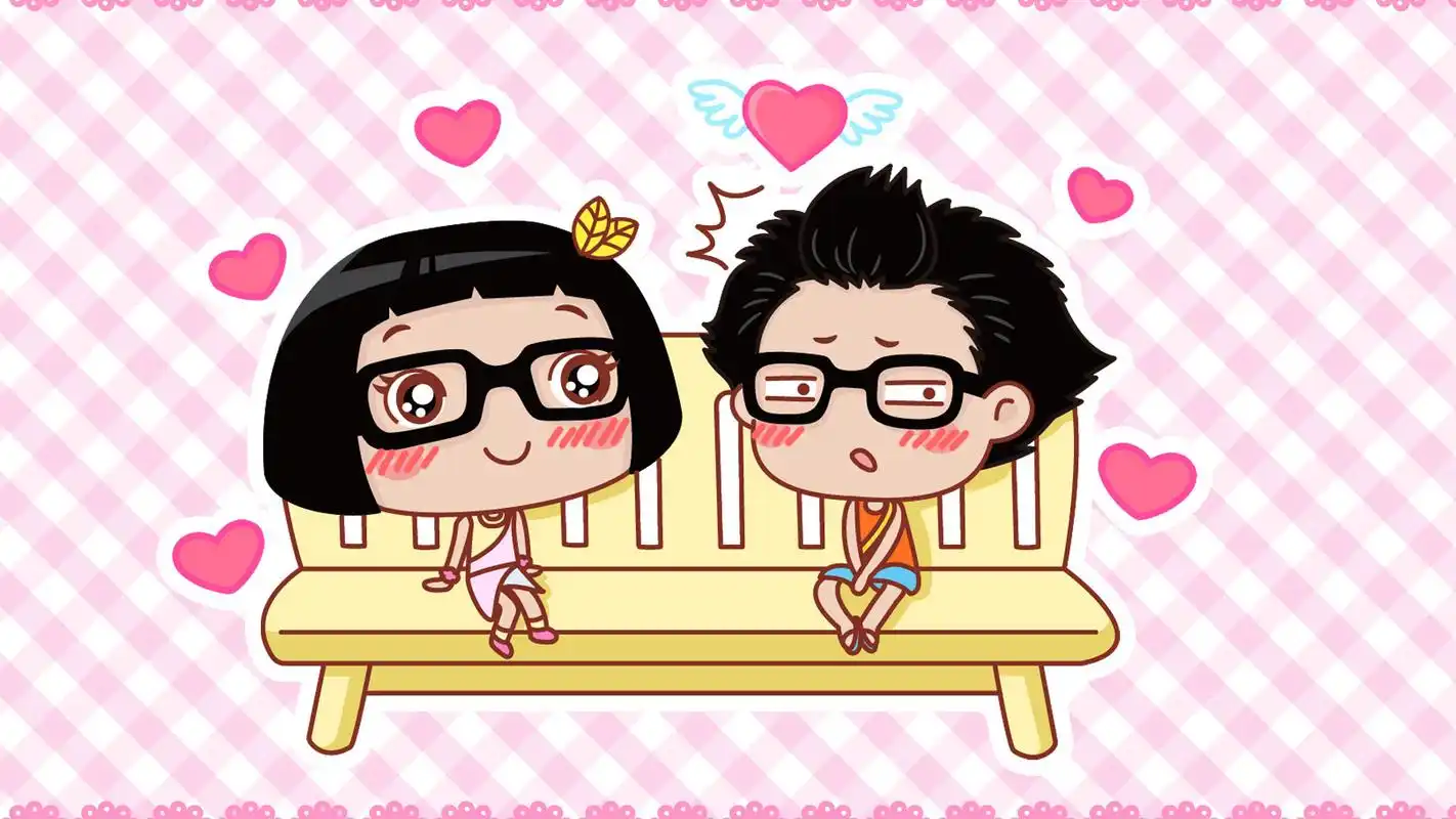 hello菜菜可爱卡通情侣壁纸第一辑