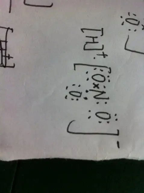 硝酸的电子式拜托了,能画图给我吗