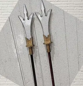 西游记兵器二郎神武器杨戬三尖两刃刀影视舞台表演道具儿童节玩具