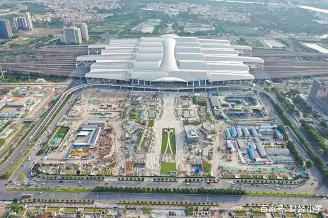 广州南站航拍全景