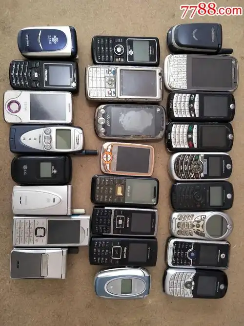 各种手机一堆