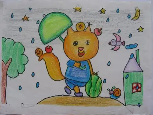 一年级水彩画手抄报一年级手抄报手抄报 推荐阅读 小学一年级绘画手