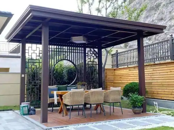 中式院子的意境——庭院新中式凉亭 - 知乎