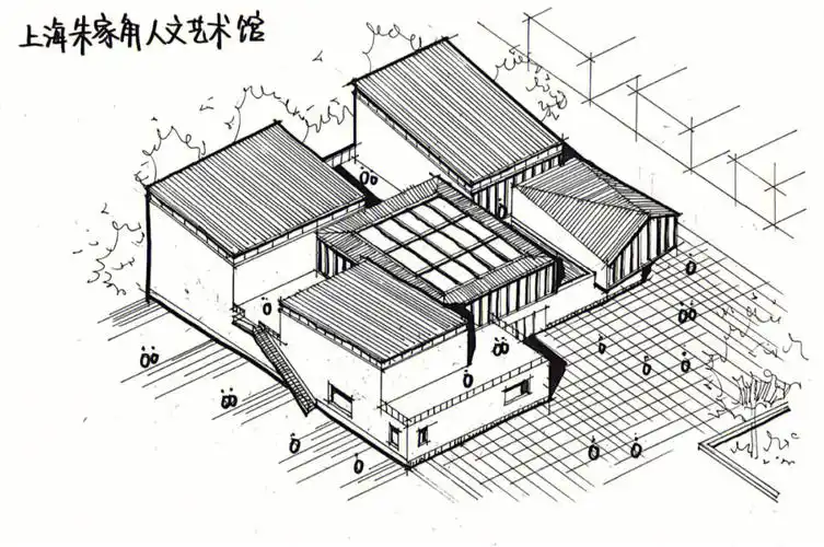 公共建筑建筑面积:1818㎡#建筑手绘  #建筑抄绘  #建筑案例抄绘