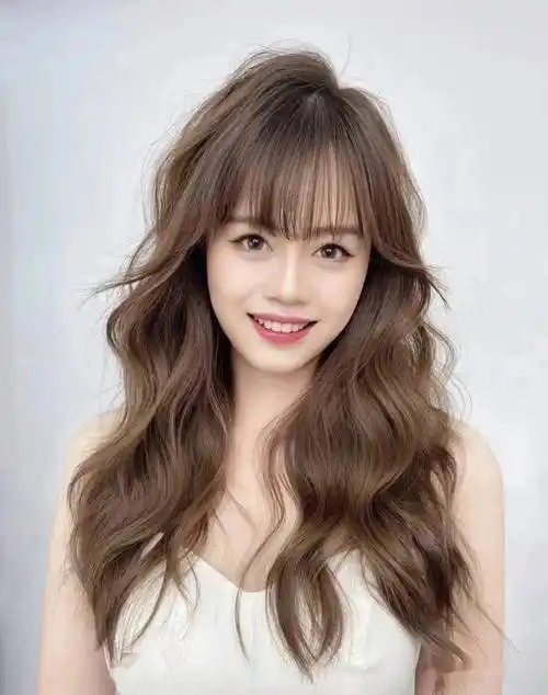 "法式大波浪",氛围感天花板!_刘海_长发_宽度