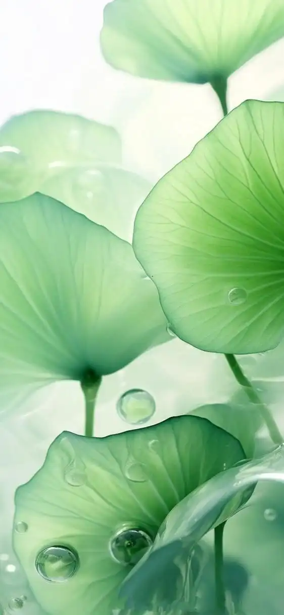 清新荷叶壁纸|清新自然壁纸