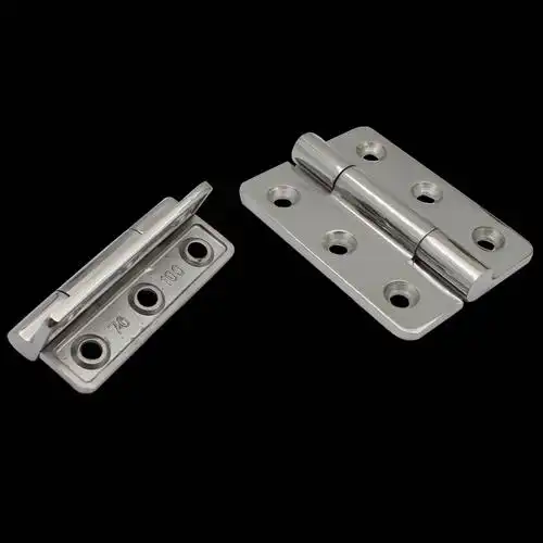 【richwits精铸304不锈钢三段六孔合页 重型合页折页 机械铰链】-山东