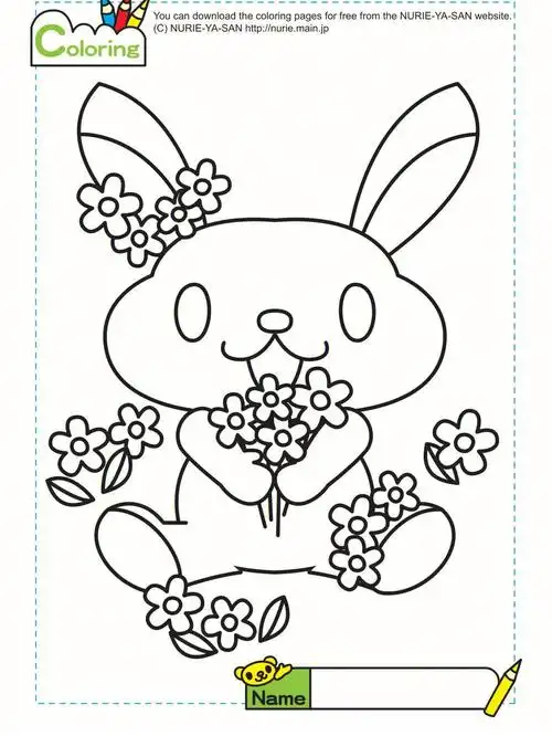 可打印春天涂色卡来啦