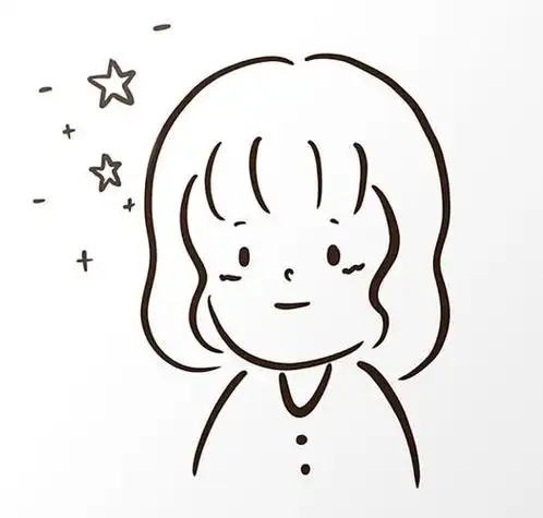 人脸可爱卡通女孩简笔画可爱萌教程8张可爱的小女生手绘简笔画头像