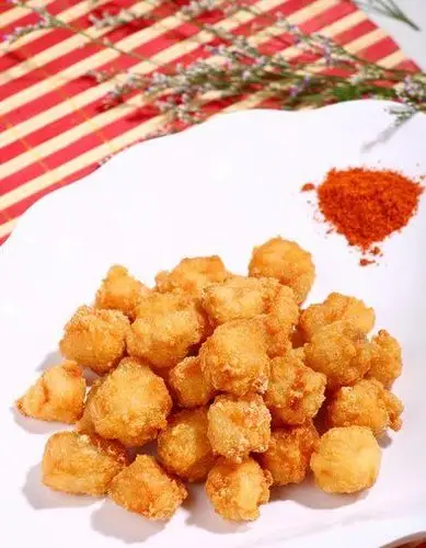 伍阿哥柠檬茶爽脆鸡米花图片 - 第1张