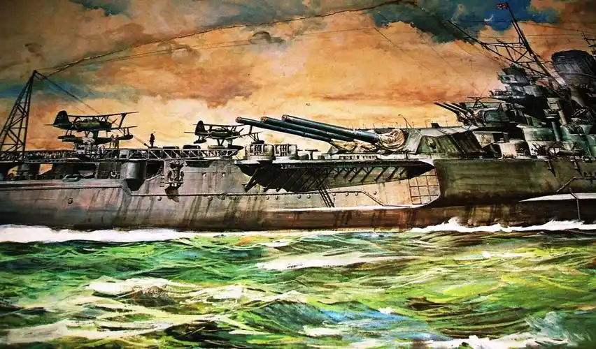 组立済箱大难有 ニチモ1/300 旧日本海运连合舰队 超弩级戦舰 "大和"