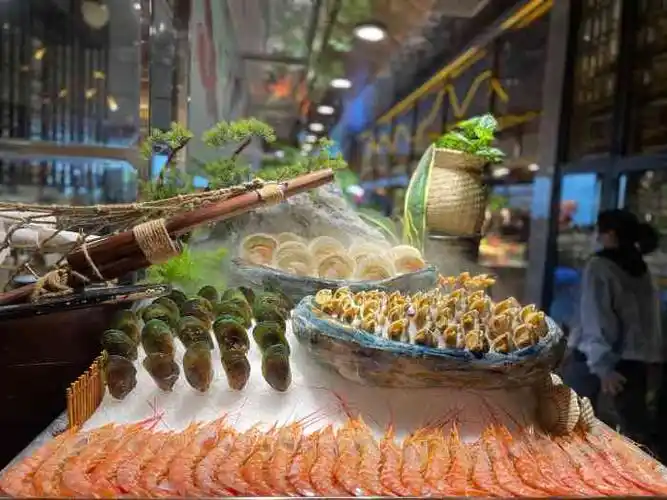 喜庭海鲜自助(来福士店)-"喜庭的自助餐现在去吃简直太爽了,首先就是.