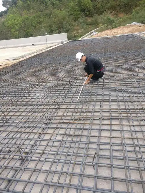 三标:横坑水库高架桥左幅9号桥台搭板钢筋抽检