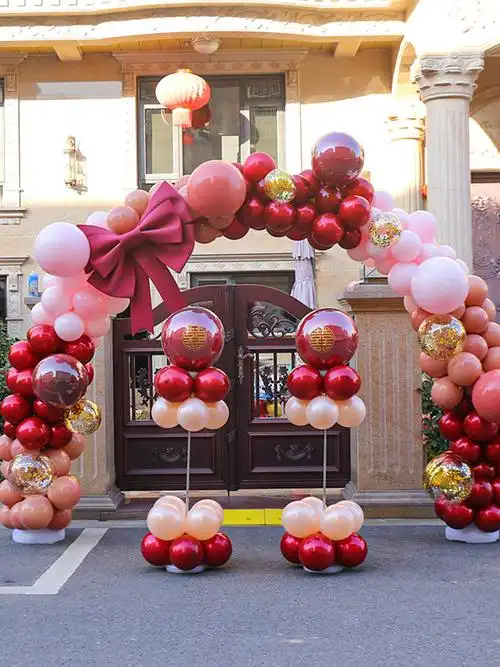 气球拱门支架婚礼布置装饰结婚引路酒店迎宾场景婚庆现场用品套装