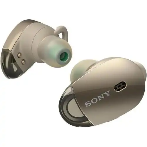 sony wf-1000x/b, ear buds, bluetooth/nfc, built-in microphone