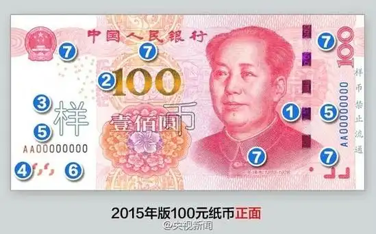 揭秘:新版人民币100元纸币有什么不一样?(组图)