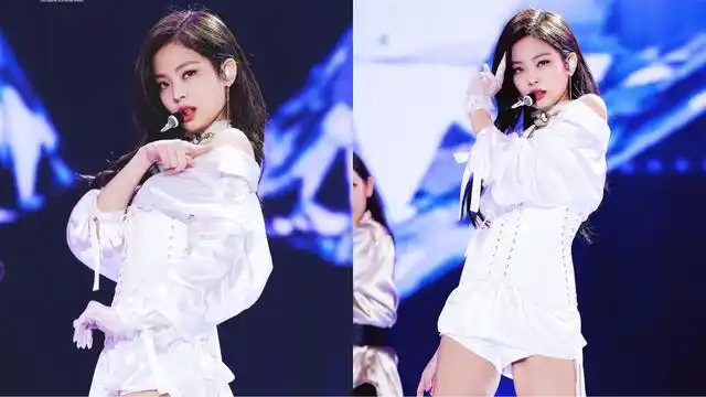 jennie白月光打歌现场