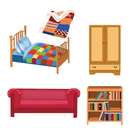 卡通家具素材图片