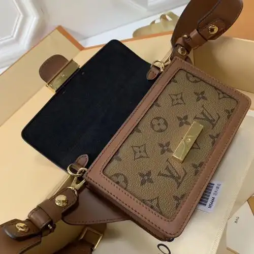 m44586lvdauphine腰包monogramreverse帆布腰包lv腰包lv女士腰包