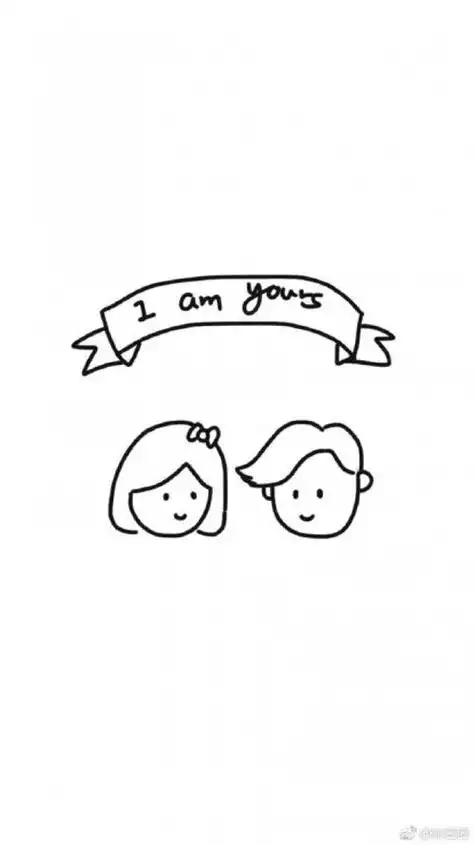 情侣表情简笔画简单