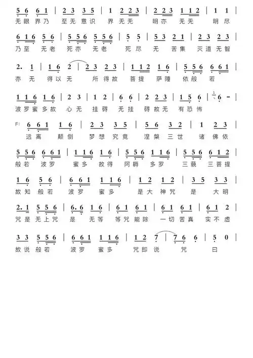 心经黄慧音智能简谱