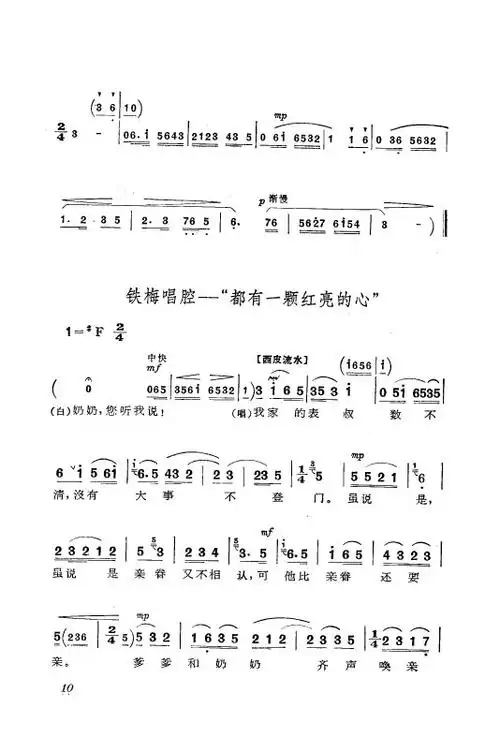 革命现代京剧 红灯记 主旋律 000 050 京剧谱 简谱