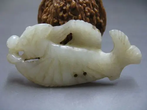 辽代和田鱼化龙 - 金银玉器 - 古泉社区