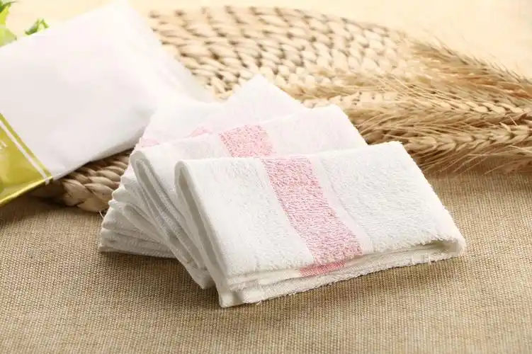 餐饮酒店全棉湿毛巾15克方巾饭店一次性湿毛巾消毒毛巾订制定做