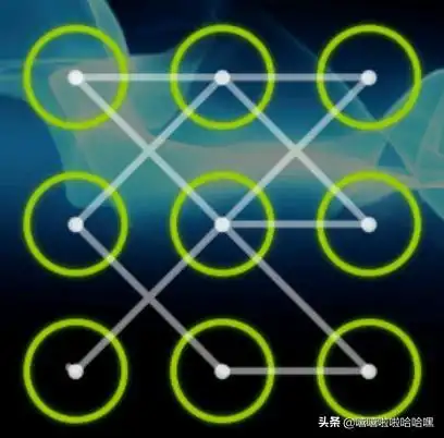 常用漂亮的九宫格解锁图案绘制方法?