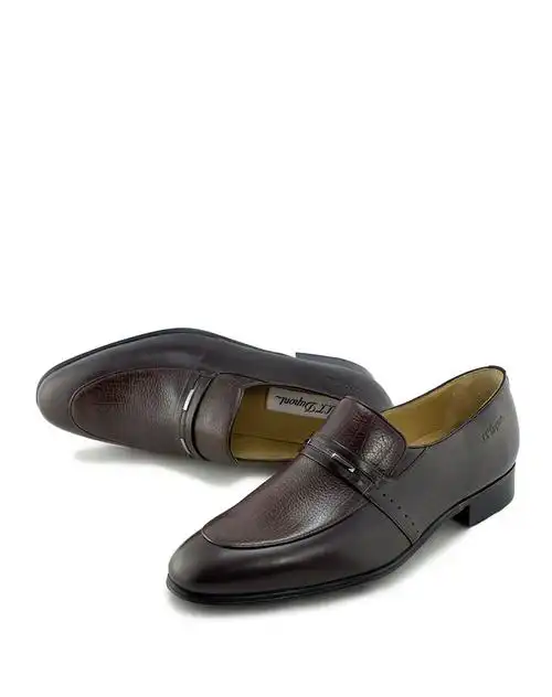 都彭s.t.dupont男鞋专场-男款啡色商务正装皮鞋