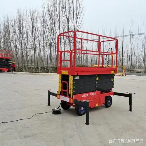 移动剪叉式升降平台是一种垂直升降,室内外用途广泛的高空作业登高