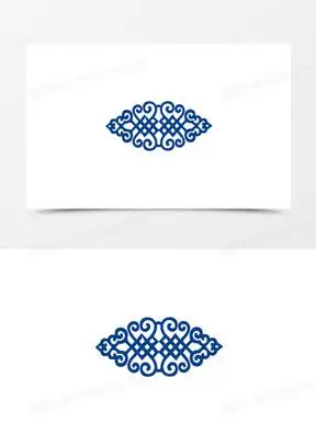 蒙古图案大全图片简单又漂亮_蒙古图案素材插画图片下载_熊猫办公