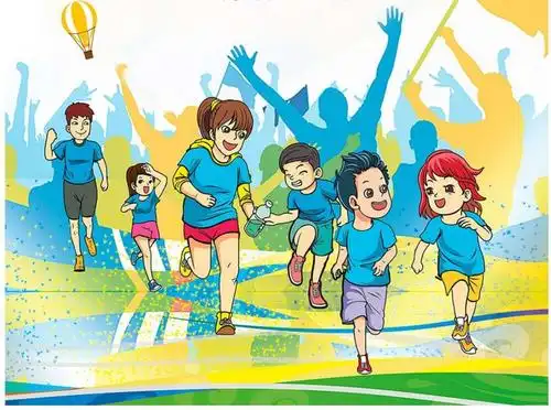 "大手牵小手,一起来加油"春季亲子运动会