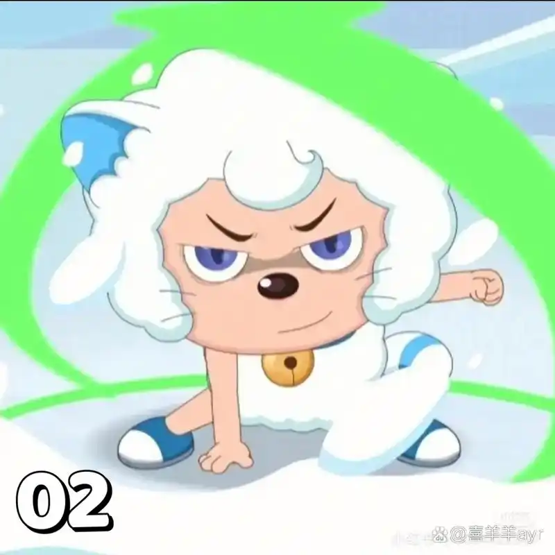 喜羊羊猫化头像