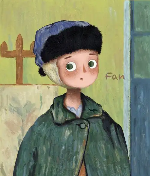 萌化了的油画头像